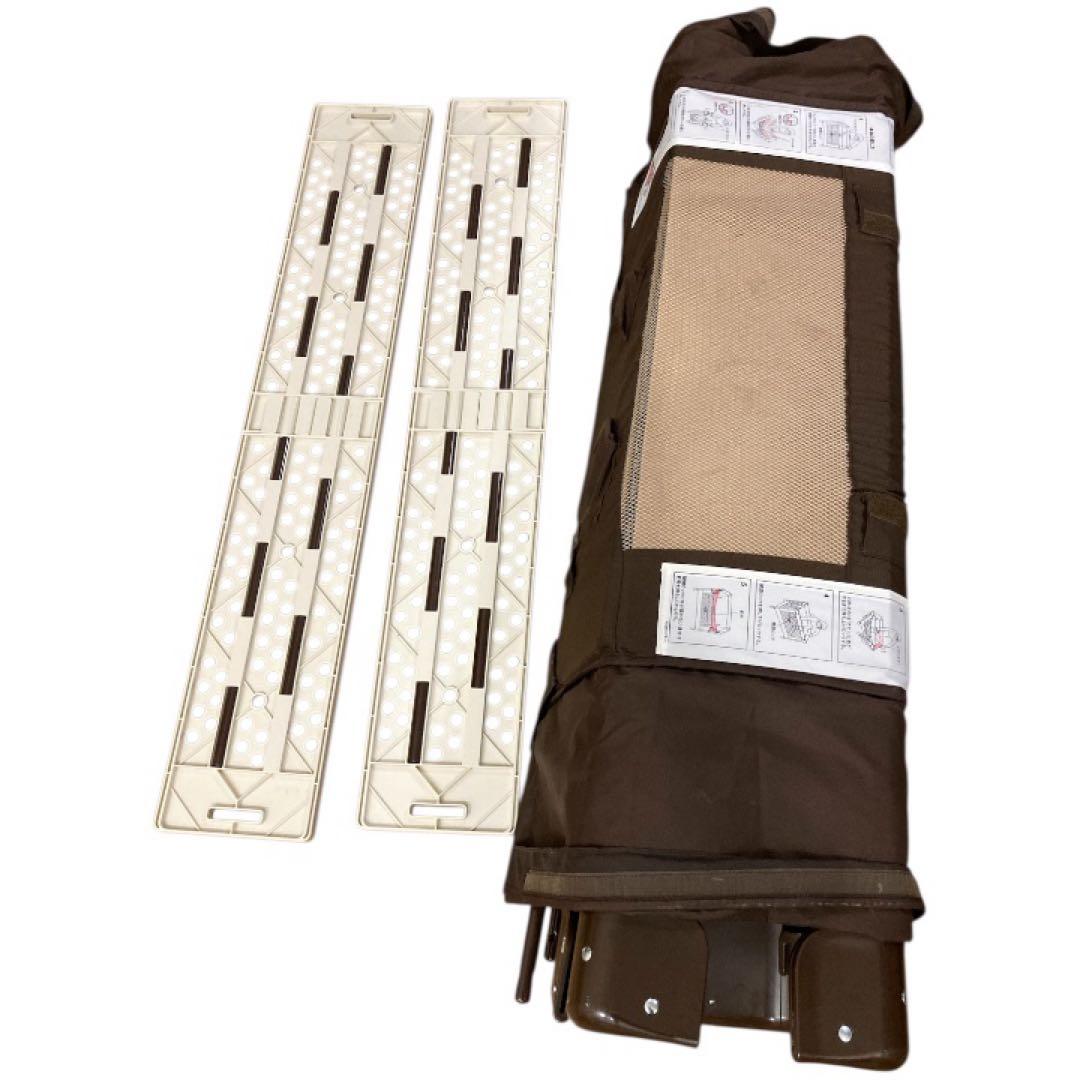 Apricaココネル エアー プラス チョコレートブラウン ベビーベッド