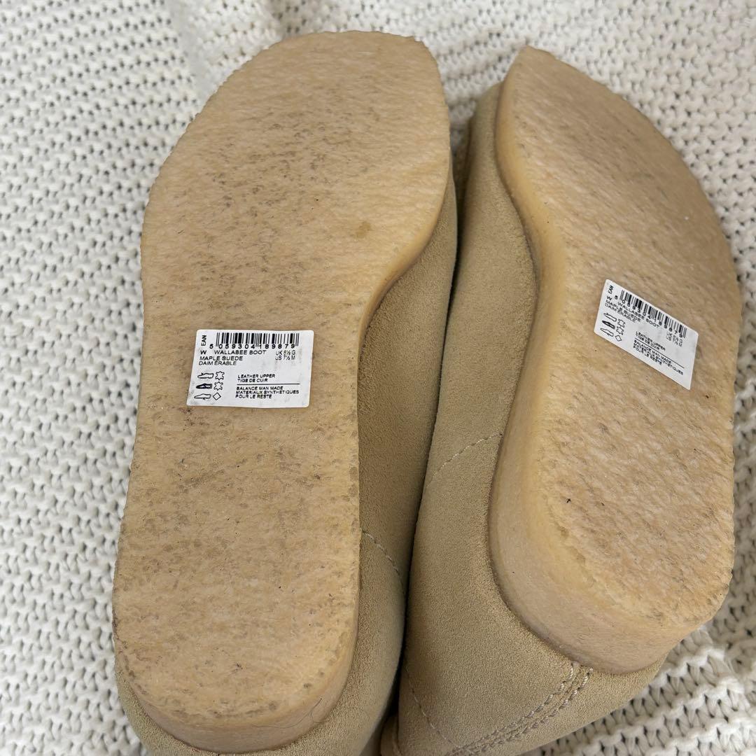 CLARKS Wallabee Boot G-40 ベージュ　クラークスワラビー
