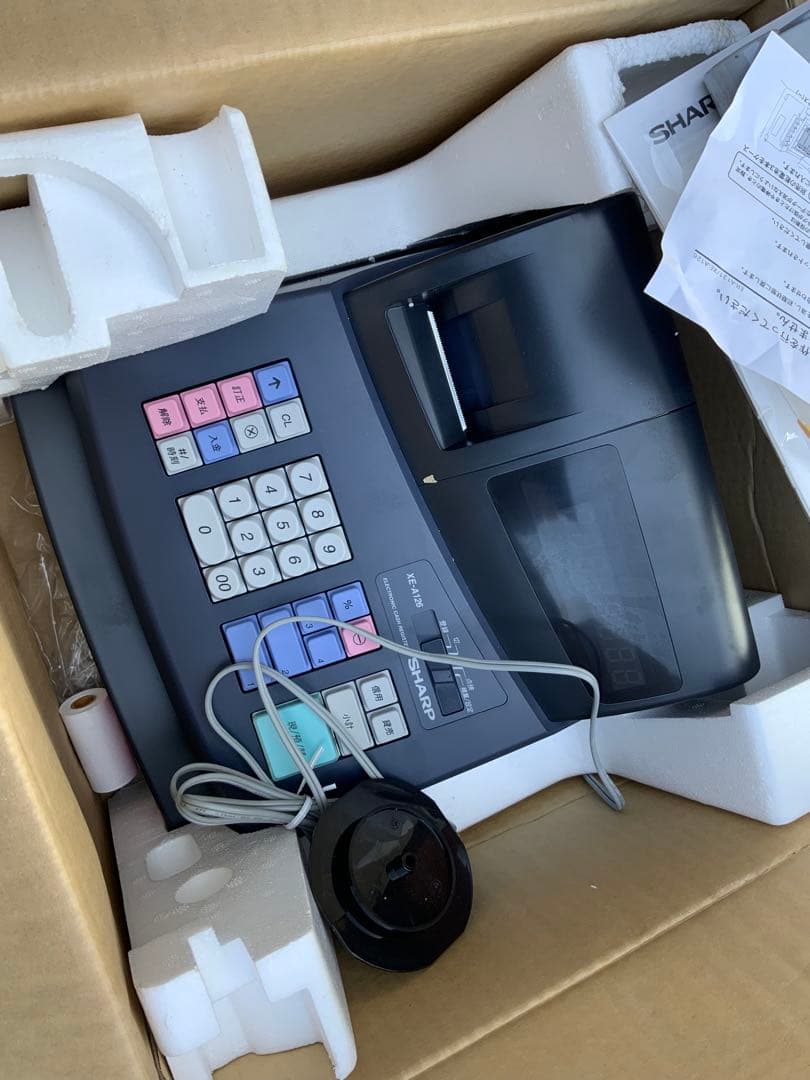 簡易通電確認済み　シャープ製 SHARP 電子レジスター XE-A126