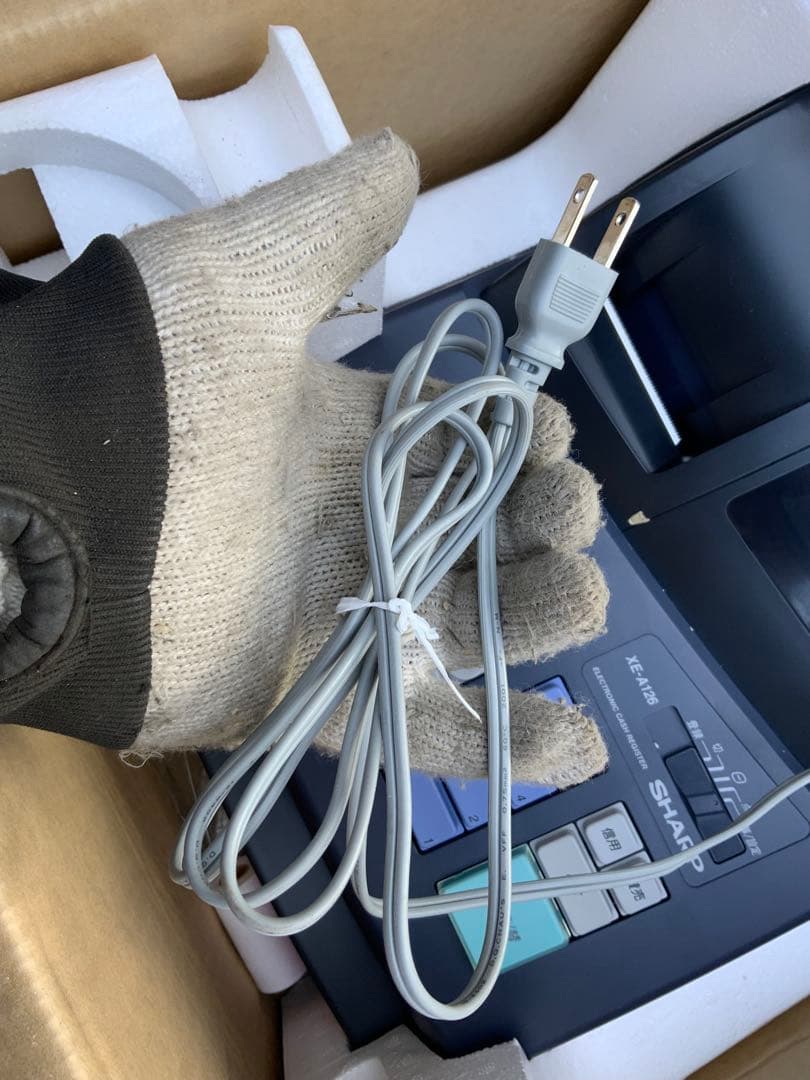 簡易通電確認済み　シャープ製 SHARP 電子レジスター XE-A126