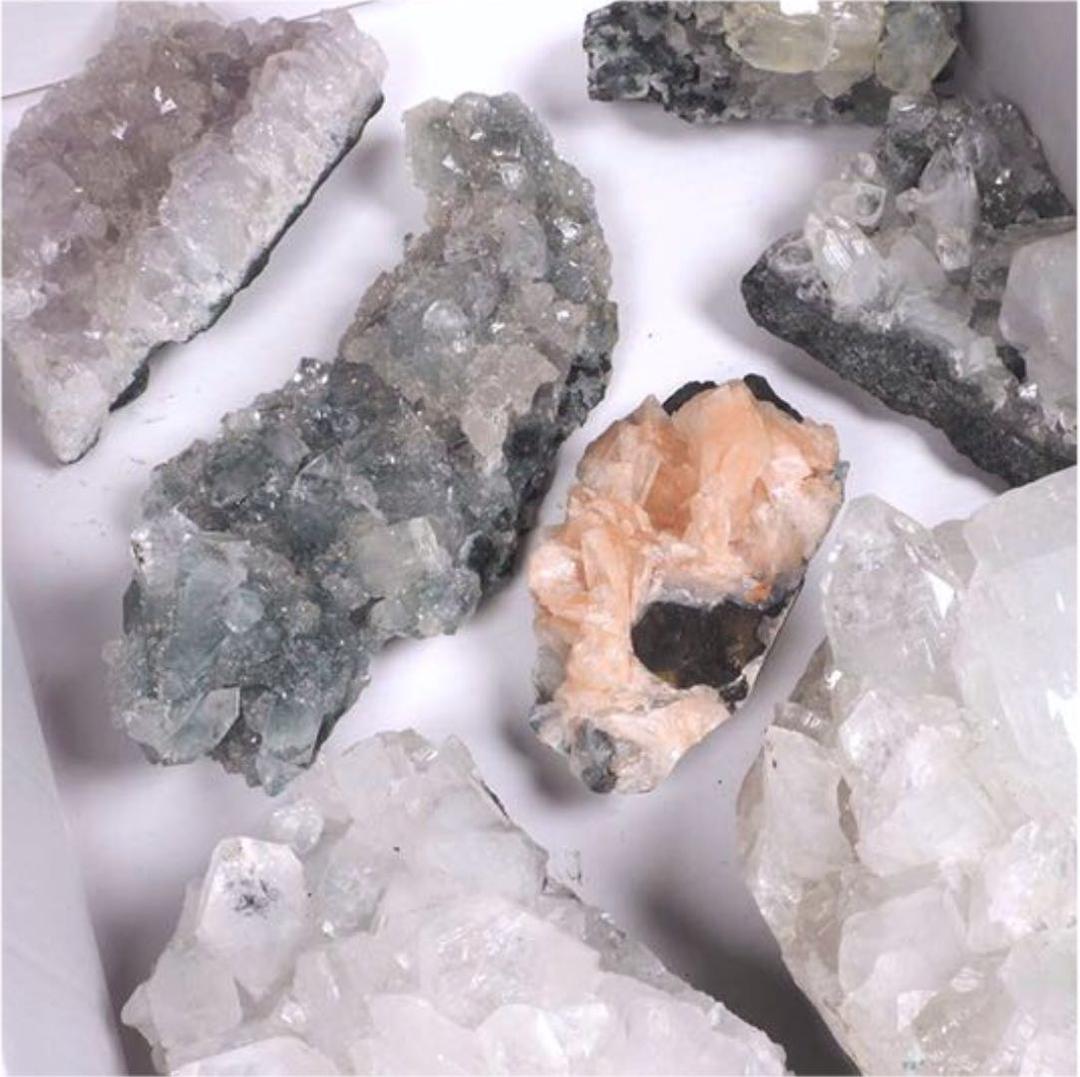 ★特選オンリー１★希少☆強力な浄化クラスター【結晶鉱物ミネラルBOXセット】❤️