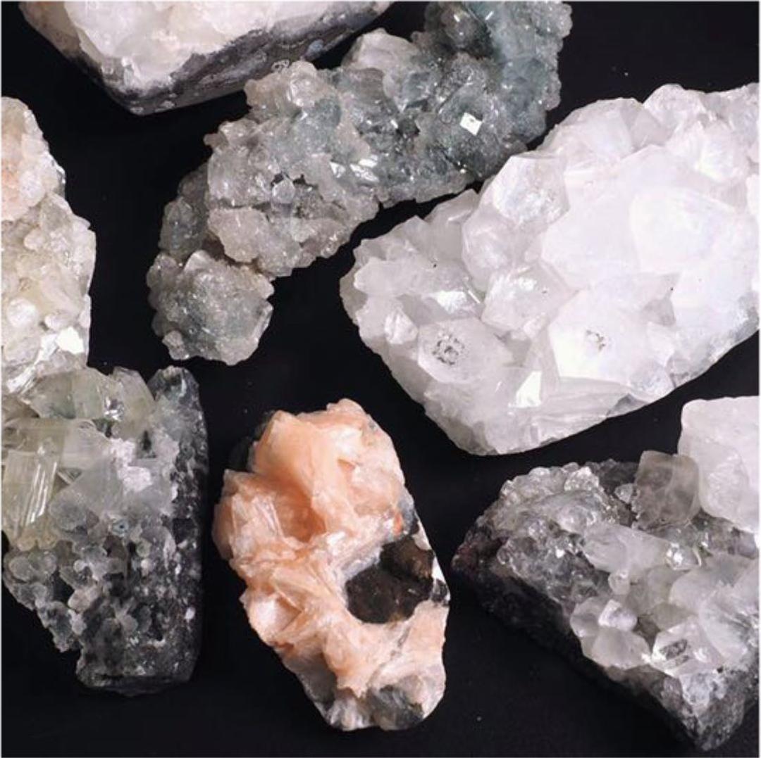 ★特選オンリー１★希少☆強力な浄化クラスター【結晶鉱物ミネラルBOXセット】❤️