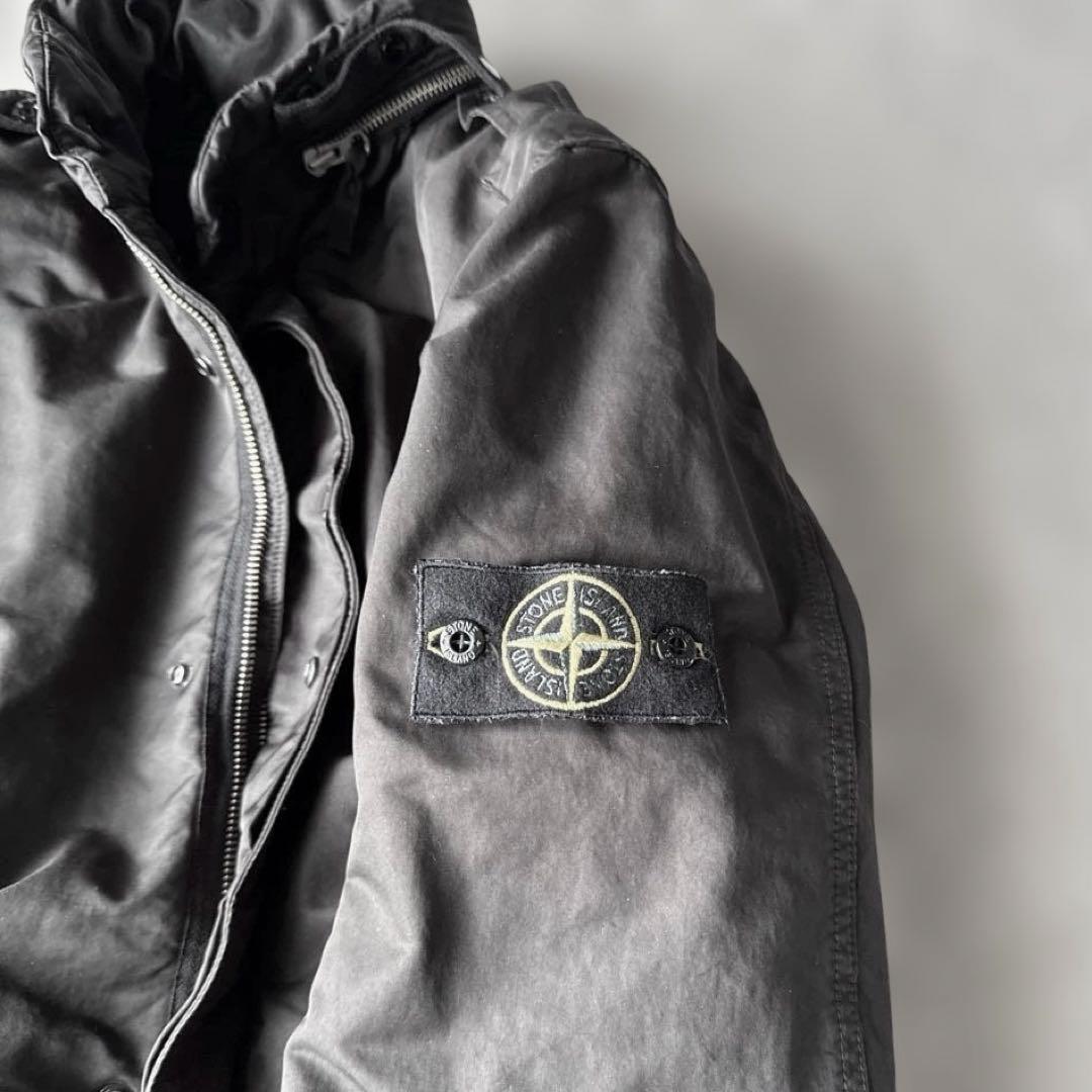 2009AW ストーンアイランド　モッズコート　ブラック　モード　大きめM