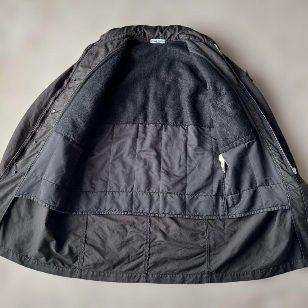 2009AW ストーンアイランド　モッズコート　ブラック　モード　大きめM