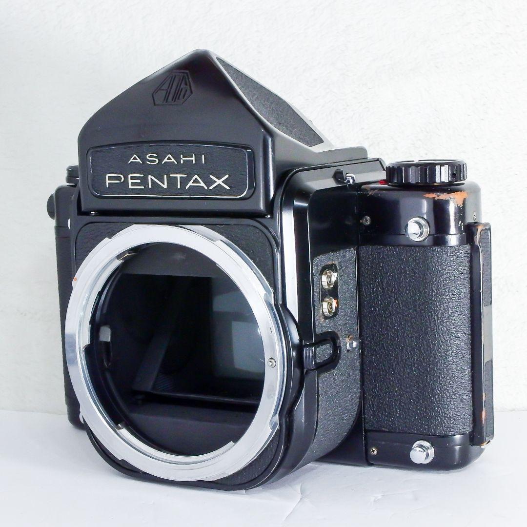 光学美品 PENTAX ペンタックス 67 後期ミラーアップ 完動品 専用ケース