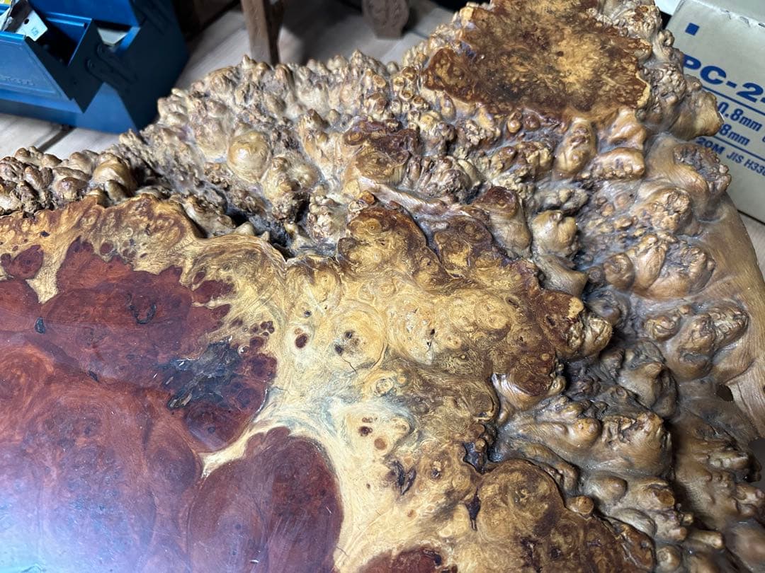 花梨 一枚板 座卓 花台 テーブル 机 天然木　最高級