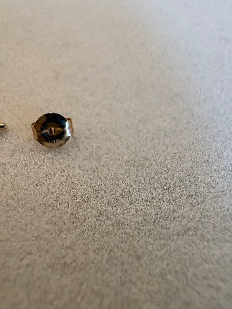 アガット（agate) K10淡水パール・ジルコニア ピアス