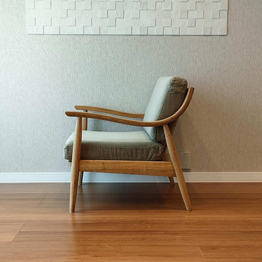 関家具　ヴィンテージ　アームチェア　アルネ　ラウンジチェア②