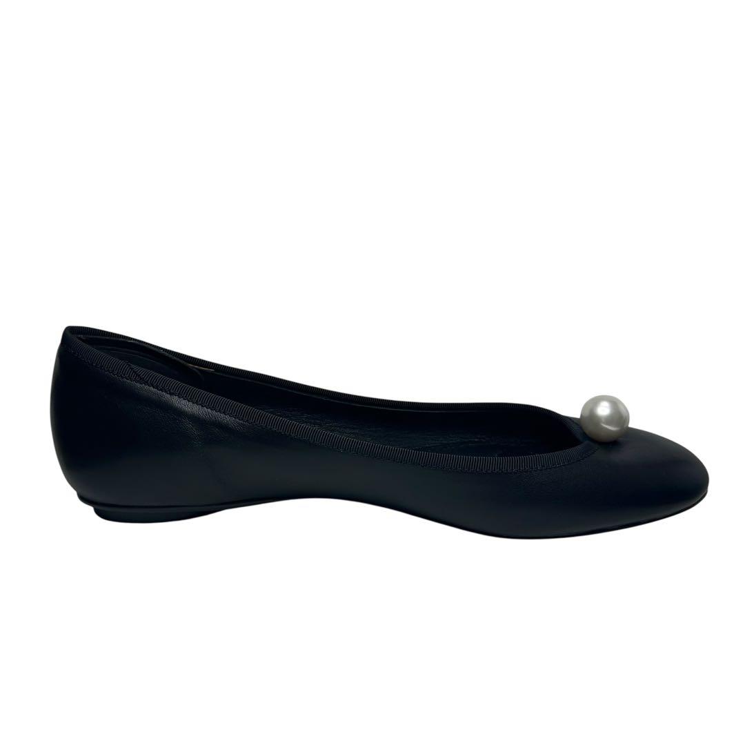 極美品⭐︎ピッピシックchu chu pearlフラットシューズ　黒　38