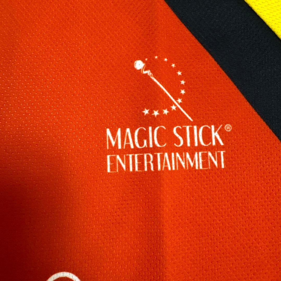 【新品・未使用】アンブロ×マジックスティック　サッカージャージ Lサイズ　レッド