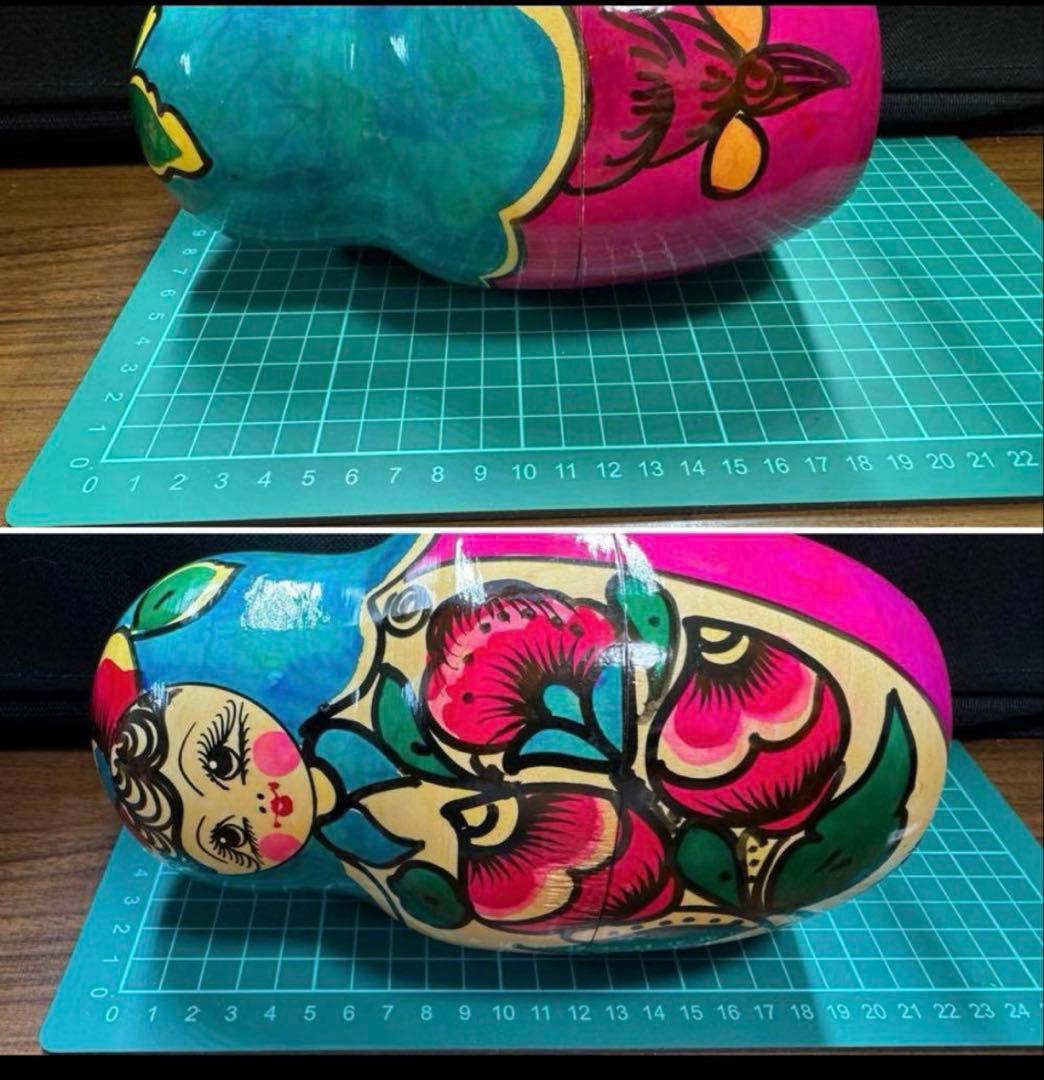 セール‼️ソビエト　アンティーク　マイダン地方　マトリョーシカ　15組　現状