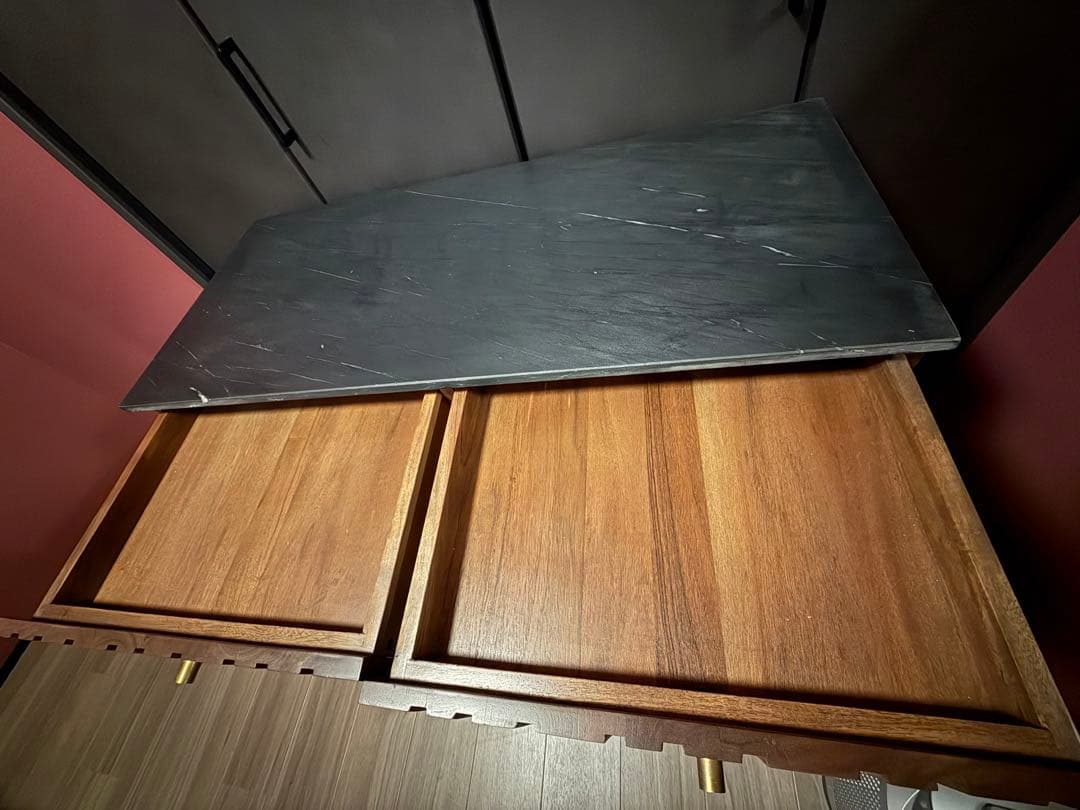 KARE DESIGN 廃盤アピアノ スレートテーブル デスク