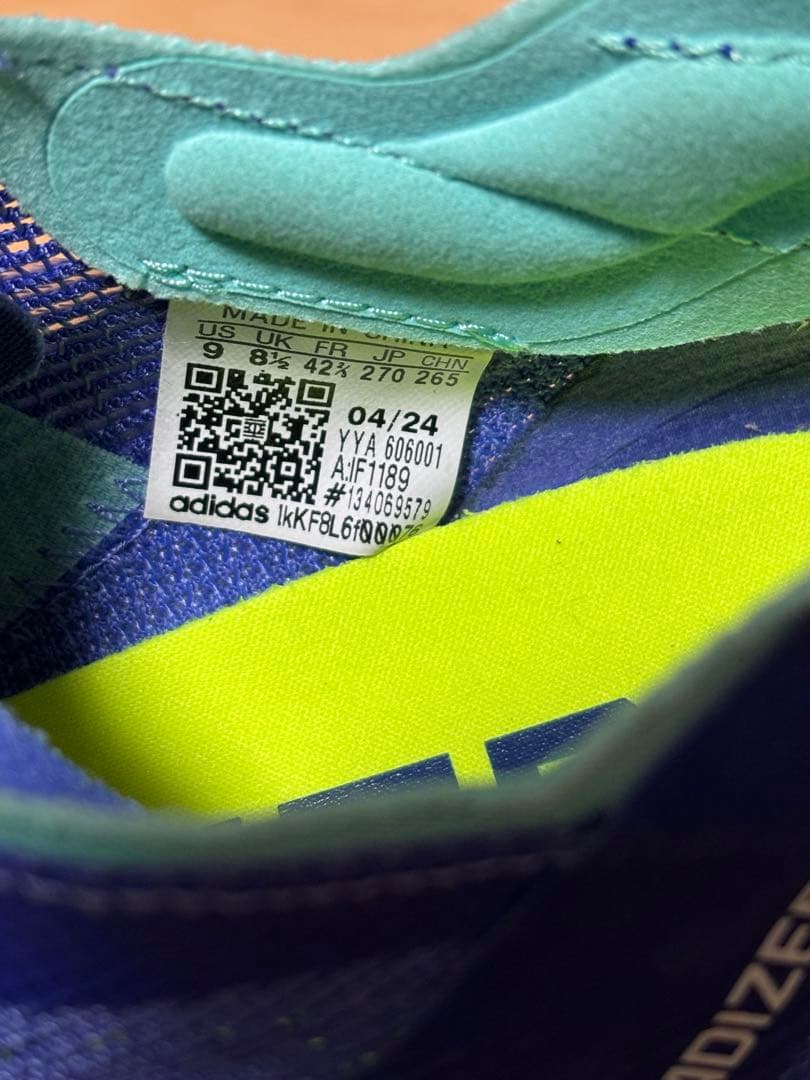 adidas adizero アバンチ27.0cm