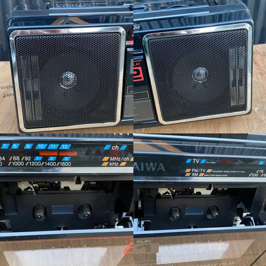 ★未使用★ アイワ　AIWA ダブル　ラジカセ　ラジオカセット　CS-W10