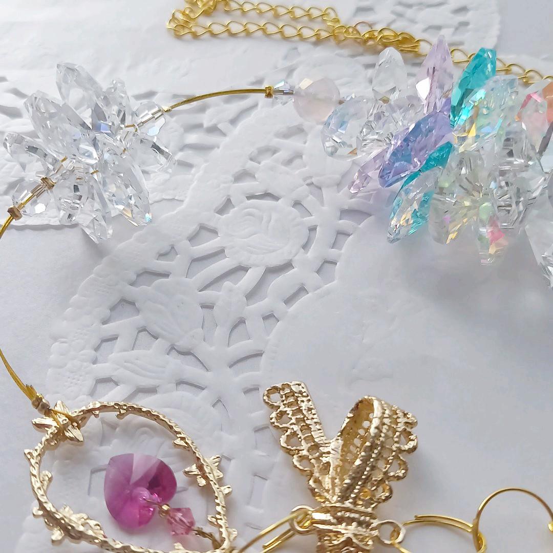 サンキャッチャー♡ハンドメイド「アスフールオーロラとパステルカラー♡」