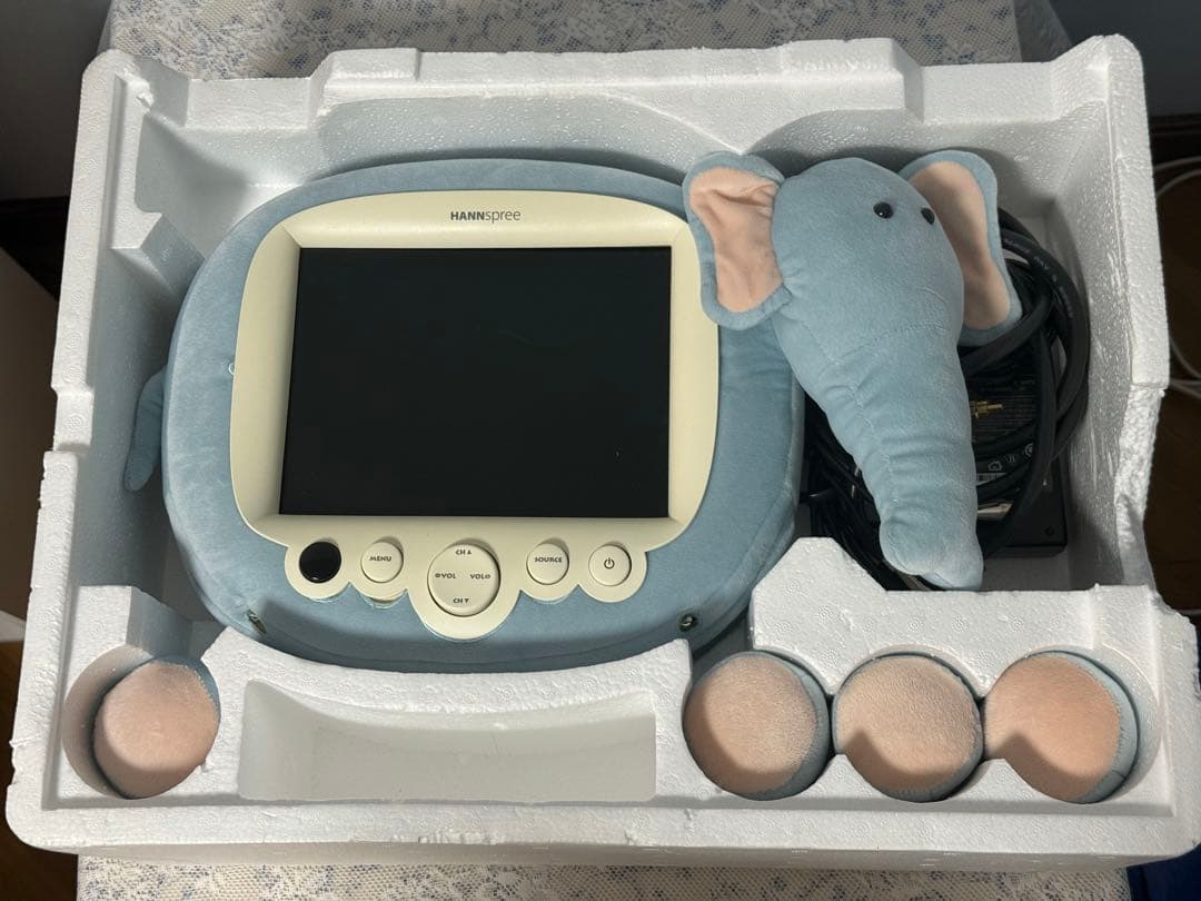 hannspree ゾウ ぬいぐるみ アナログテレビ ハンスプリー
