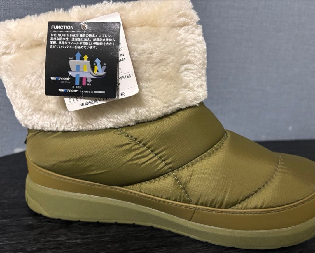 新品✨【最終お値下げ⭐︎】ノースフェイス　レディース　ブーツ　冬用　カーキ