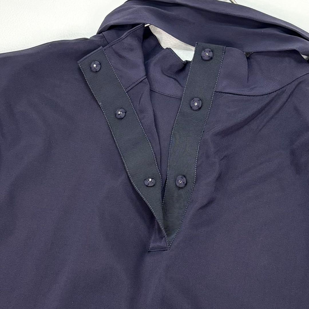 未使用✨SOÉJU シルクボウタイブラウス Mサイズ ネイビー　タグ付き