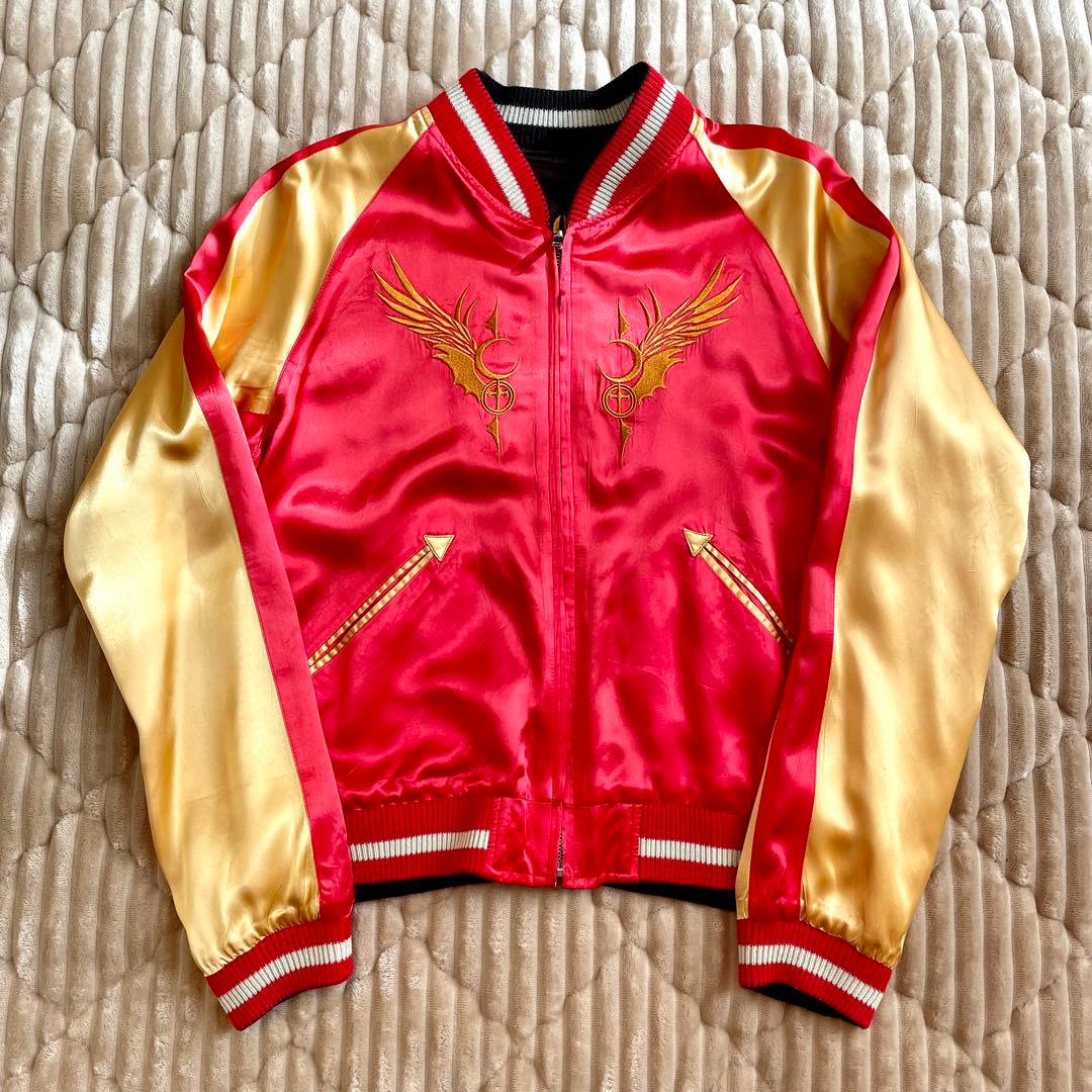 GACKT スカジャン リバーシブル 年代物 USED mediumサイズ レア