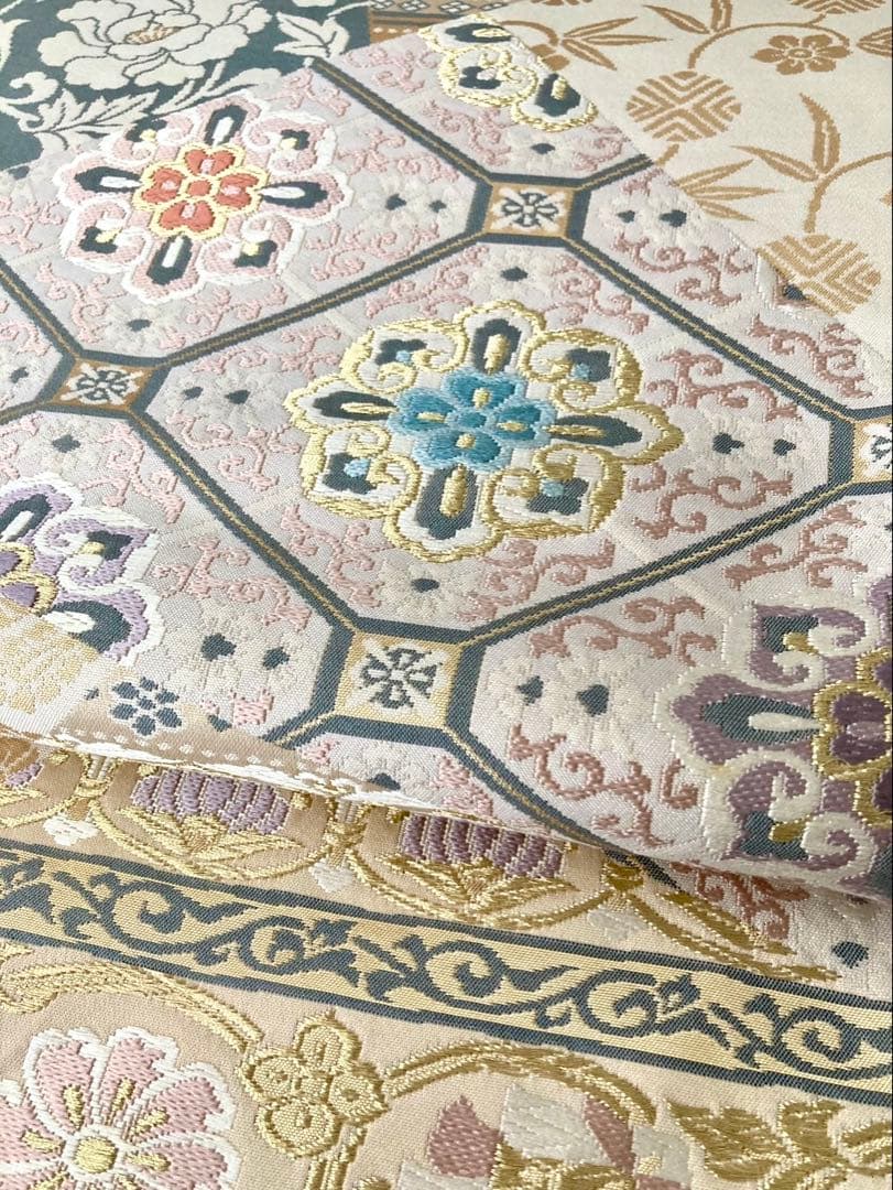 ここ奈★袋帯 礼装 訪問着 色無地 卒業式 入学式 七五三 NO88