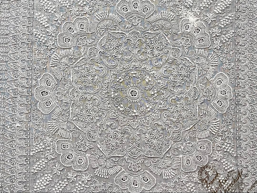 ✳︎希少✳︎未使用✳︎汕頭 SWATOW スワトウ ハンカチ 手刺繍 ヴィンテージ