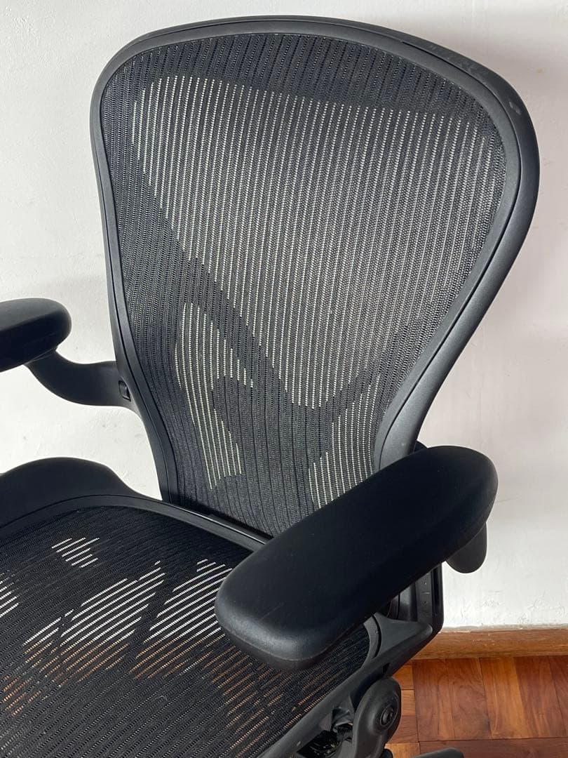 ハーマンミラー アーロンチェア Bサイズ フル装備 ポスチャーフィット