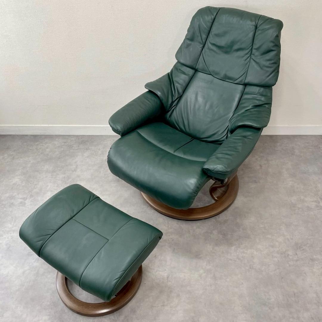 EKORNES エコーネス ストレスレス レノ M 本革 リクライニングチェア