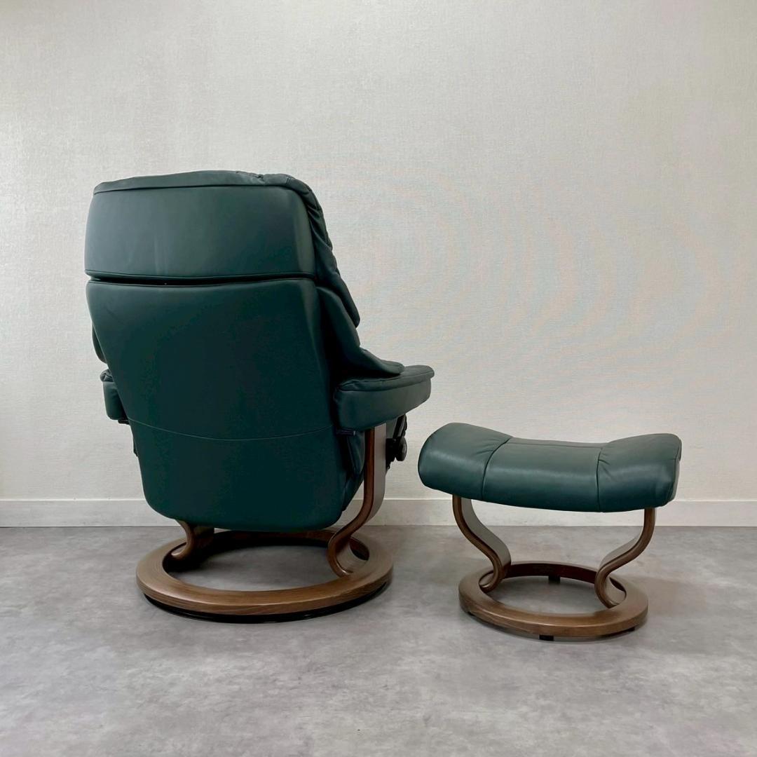 EKORNES エコーネス ストレスレス レノ M 本革 リクライニングチェア