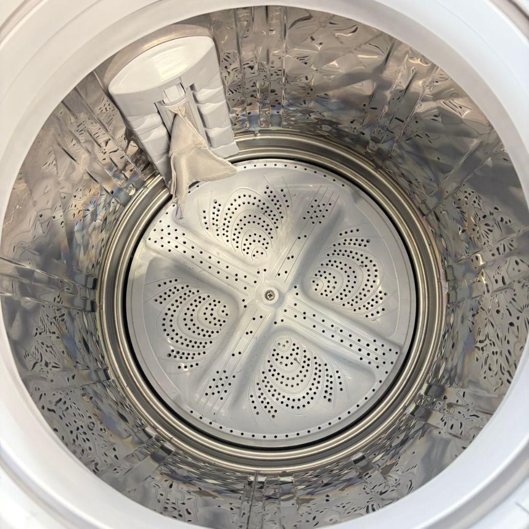 744 完全動作品乾燥機能付き　洗濯機　SHARP　ガラストップ　スタイリッシュ