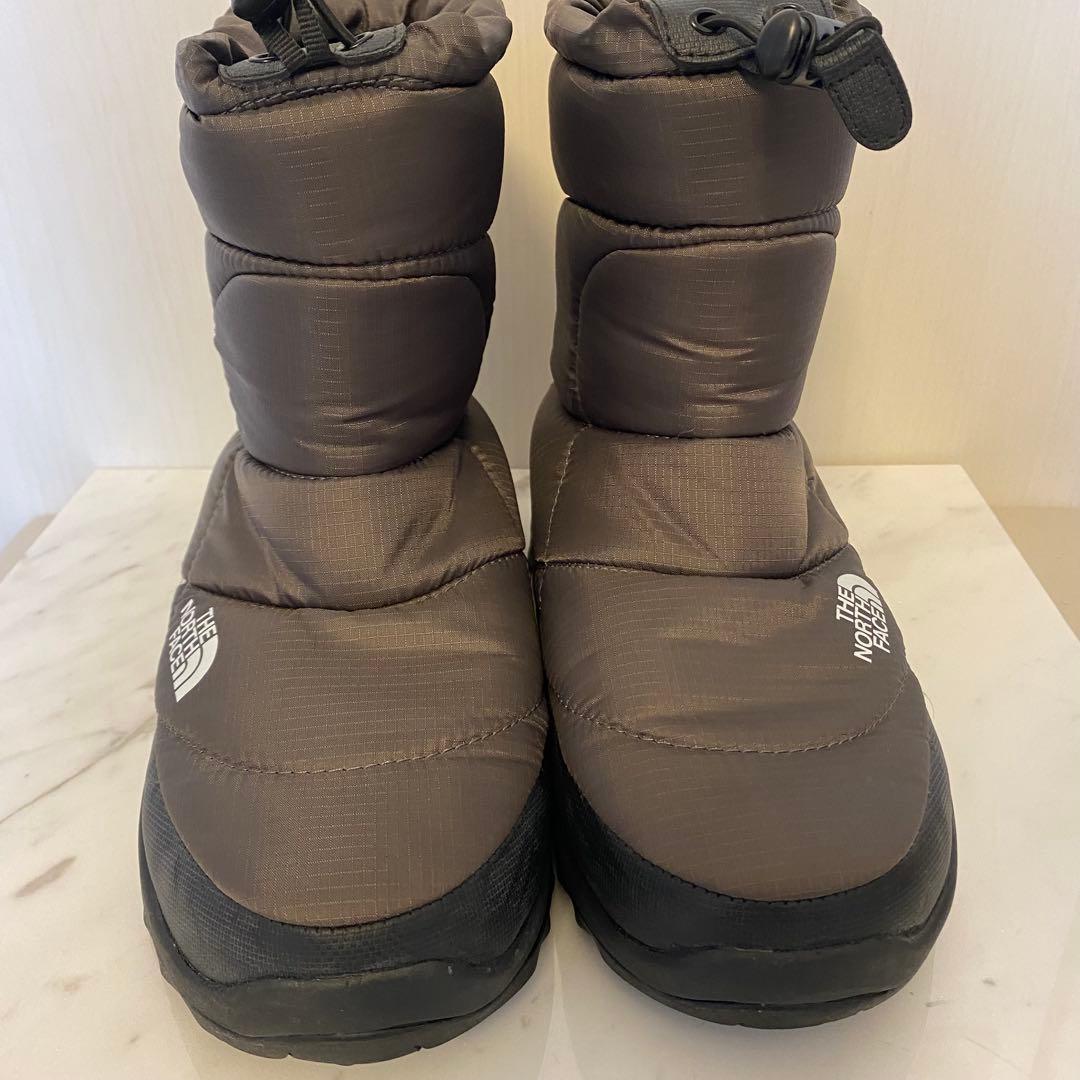 【美品】ノースフェイス ヌプシ ダウンブーツ 24cm ブラウン