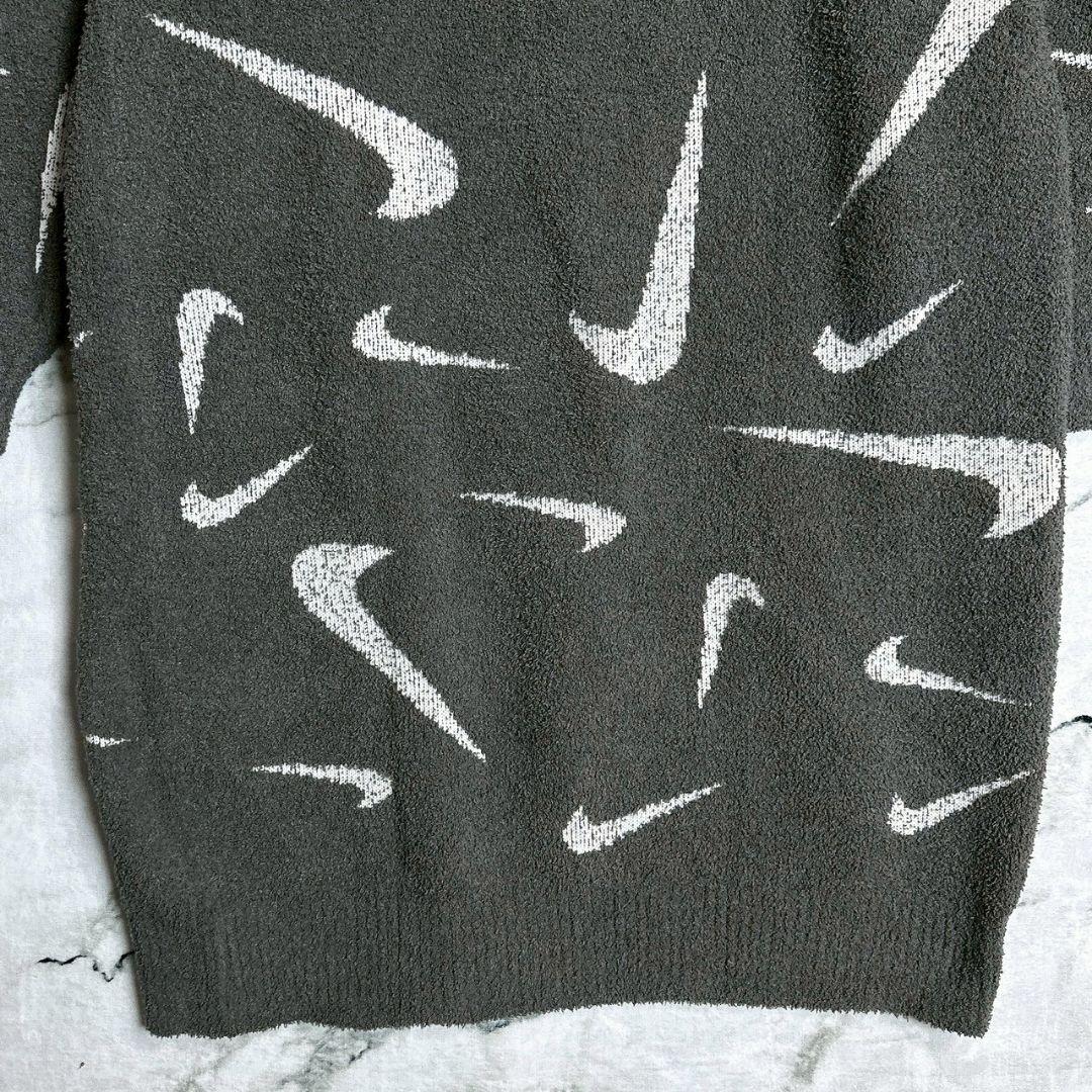 新品 Nike フェニックス コージー フード　ロング カーディガン グレー