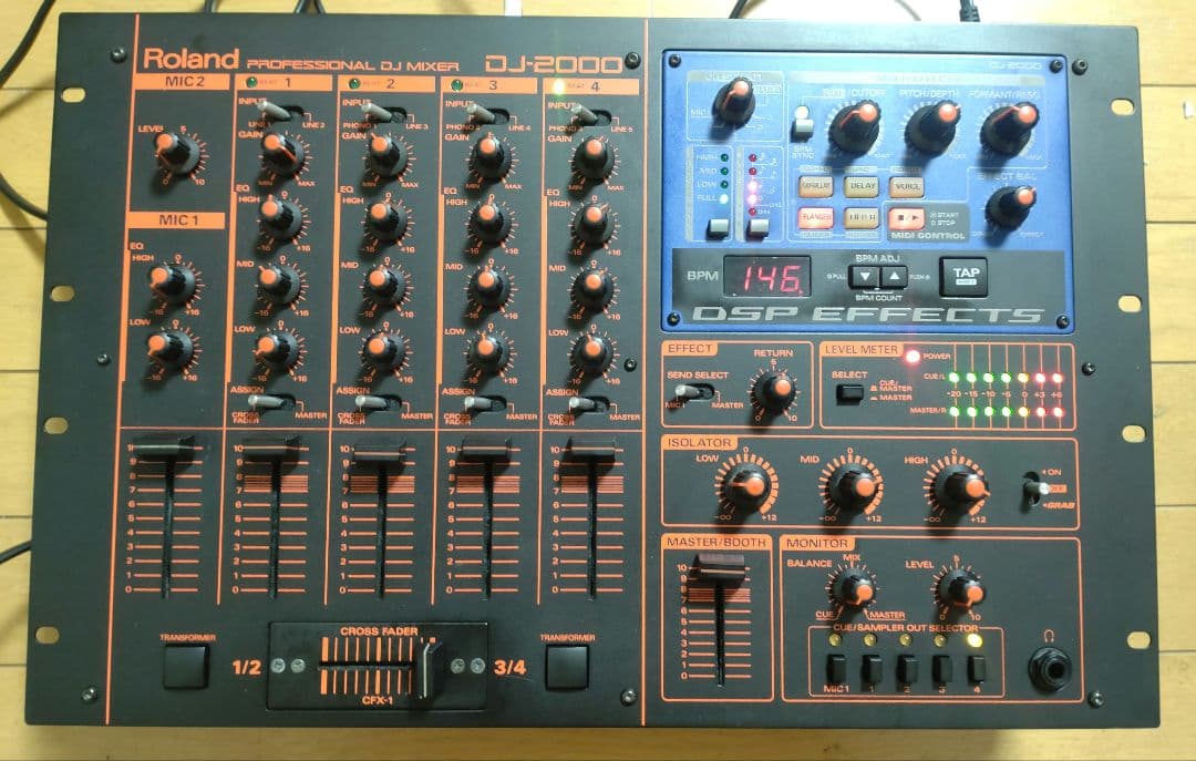 ROLAND DJ-2000 動作確認済み　送料込み　DJミキサー