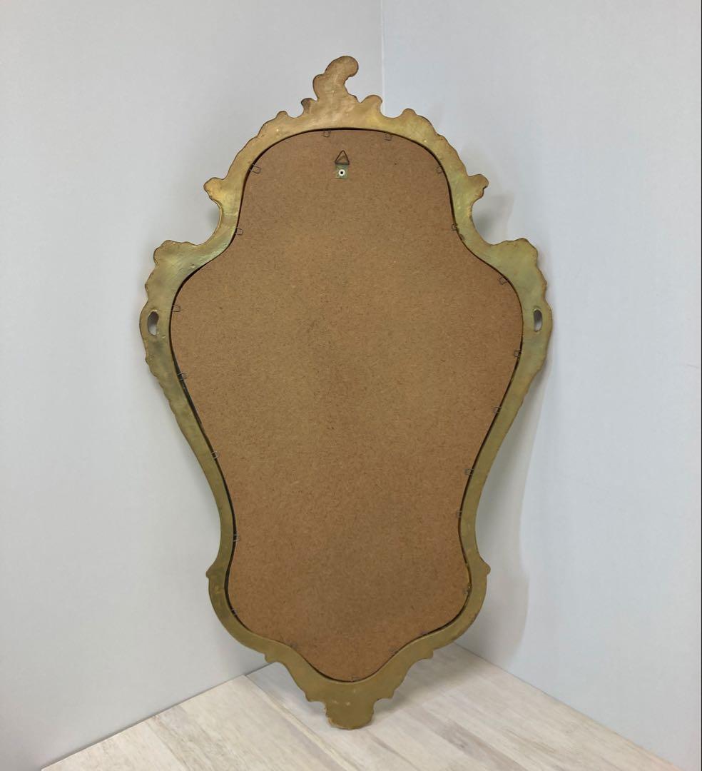 アンティーク調壁掛けミラー