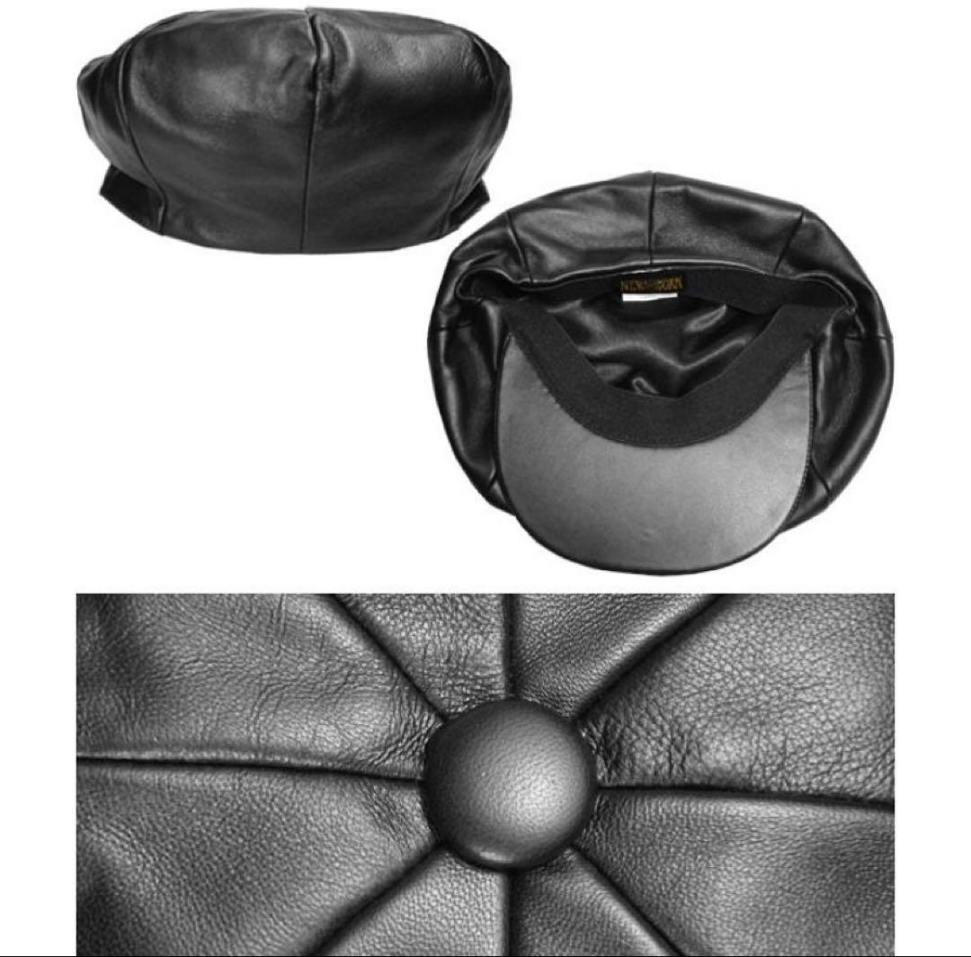 【新品】New York Hat 9209ランバスキンビッグアップルキャスケット