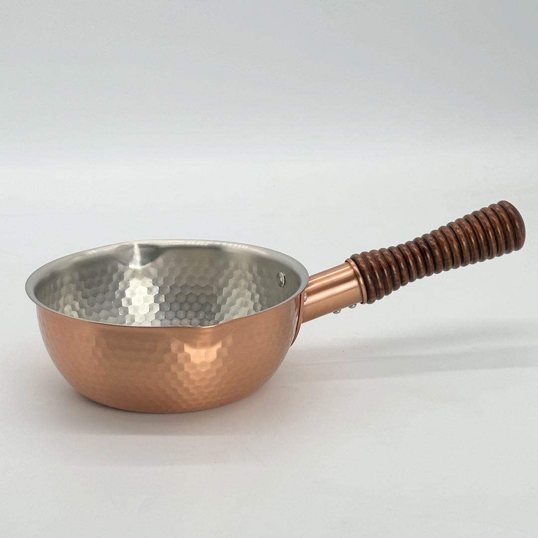 新品未使用 銅楽 まごころ伝心 雪平鍋 15cm 銅製 片手鍋 日本製 調理器具