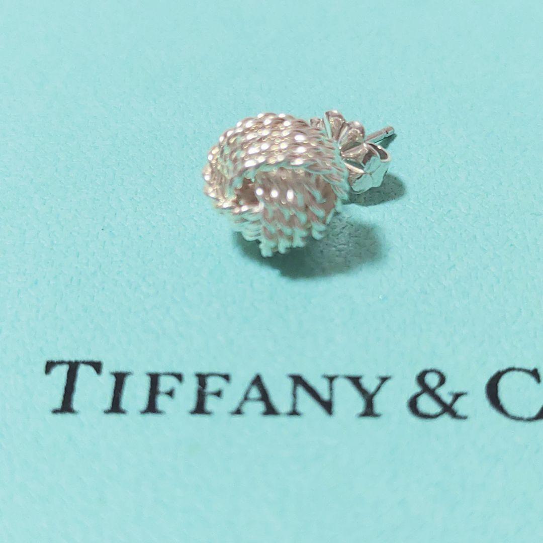 Tiffany サマセット ピアス 片耳のみ メッシュピアス 極美品