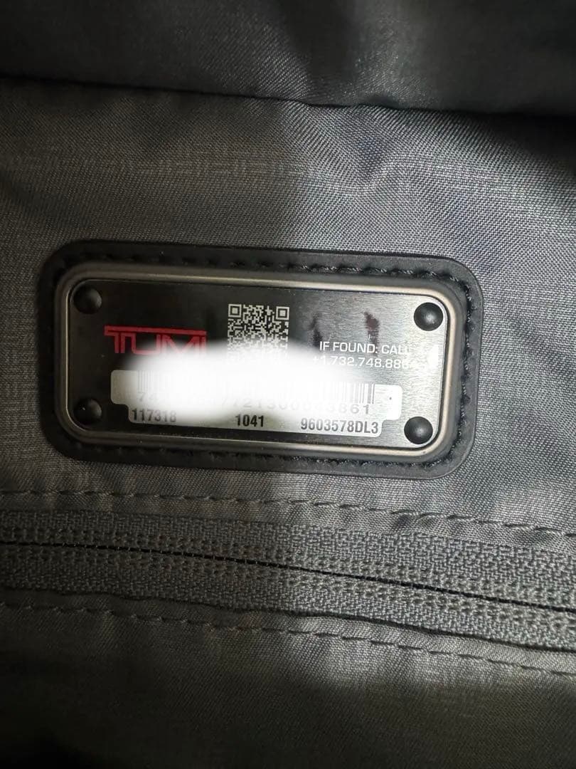 ぞうさま専用　TUMI ALPHA 3 本革 黒 リュック9603578DL3