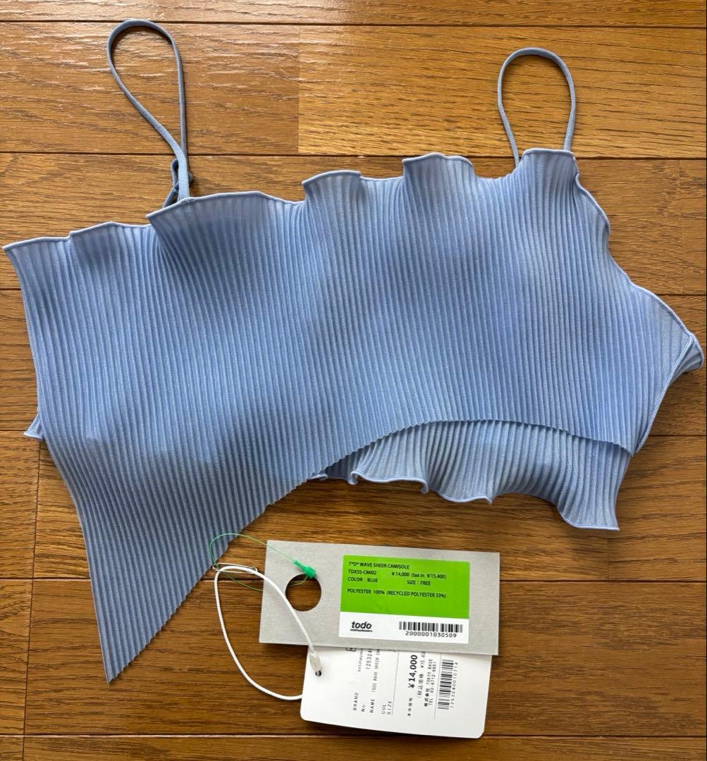 【新品】【kotohayokozawa/コトハヨコザワ】シアーキャミソール