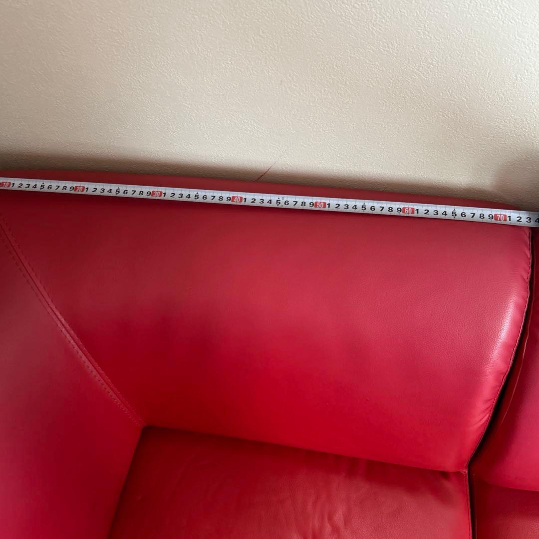 赤　ソファ　ソファー　L字型ソファ　コーナーソファ　2つセット