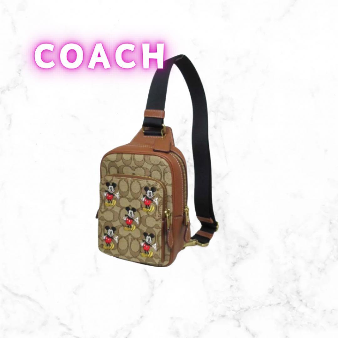 COACH コーチ ミッキーマウス ボディバッグ