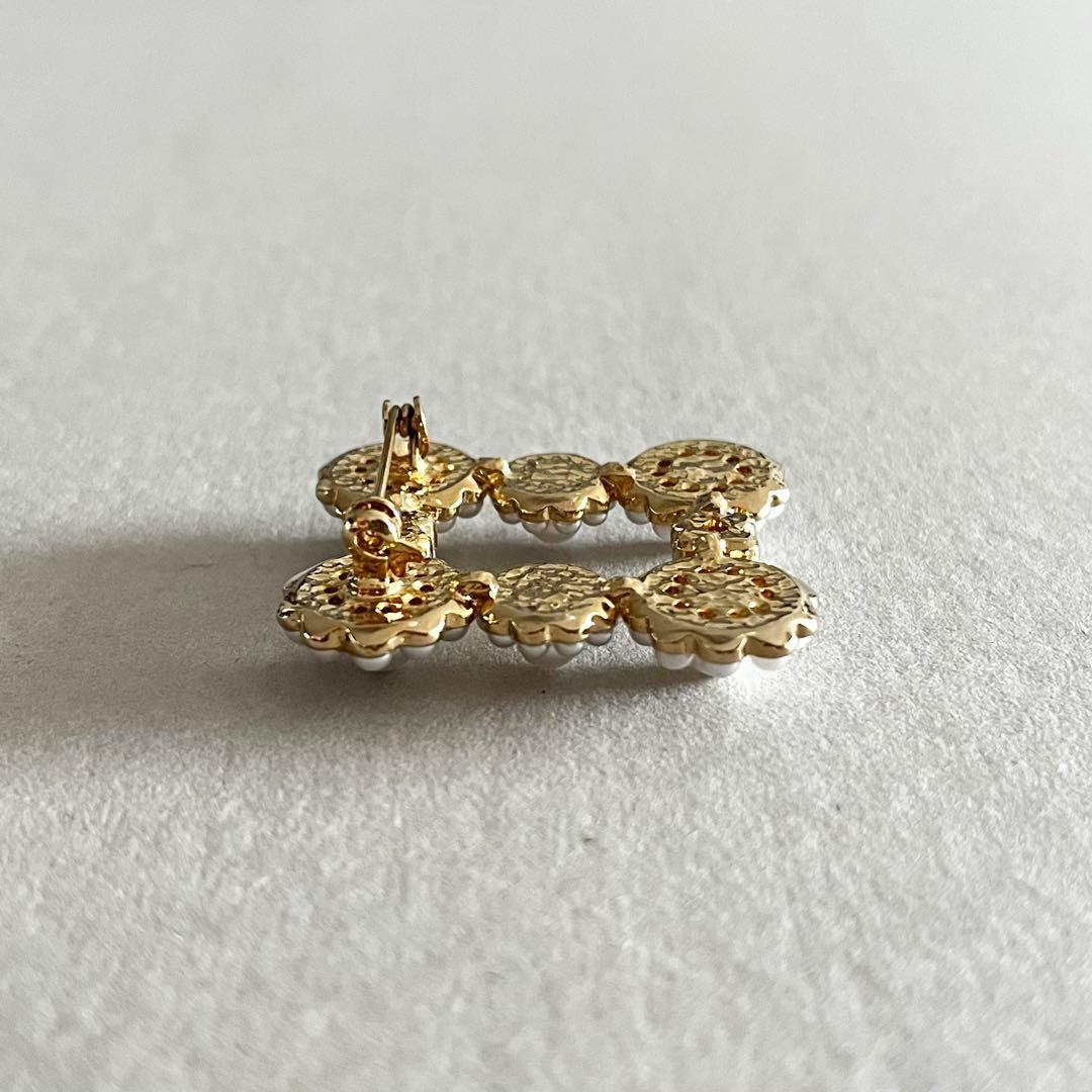 iris47／mimosa broochブローチ・ゴールド