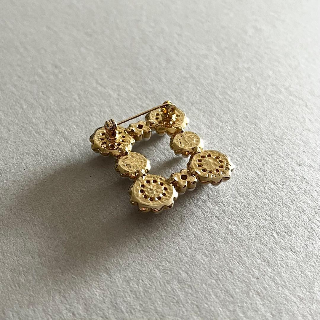 iris47／mimosa broochブローチ・ゴールド