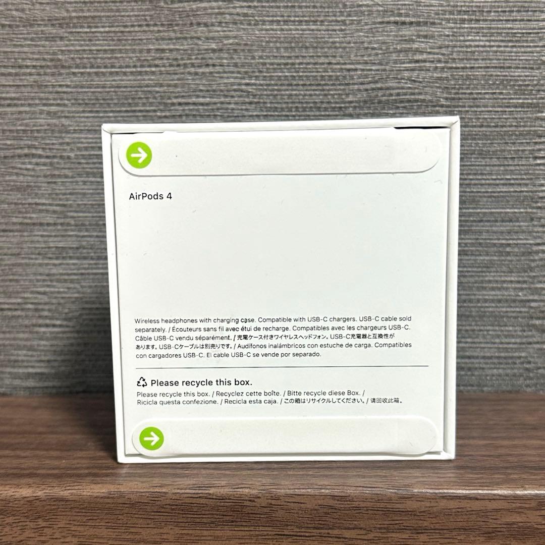 新品未使用 AirPods4 本体