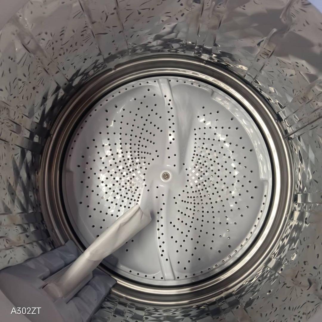 387 乾燥機能付き　洗濯機　容量8kg 乾燥4.5kg SHARP 冷蔵庫も有