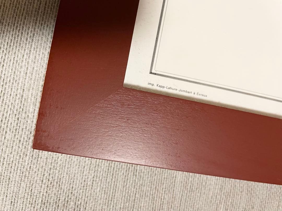 【大型額装美品】ブルゴーニュ（ワイン）南北の詳細な葡萄畑の地図