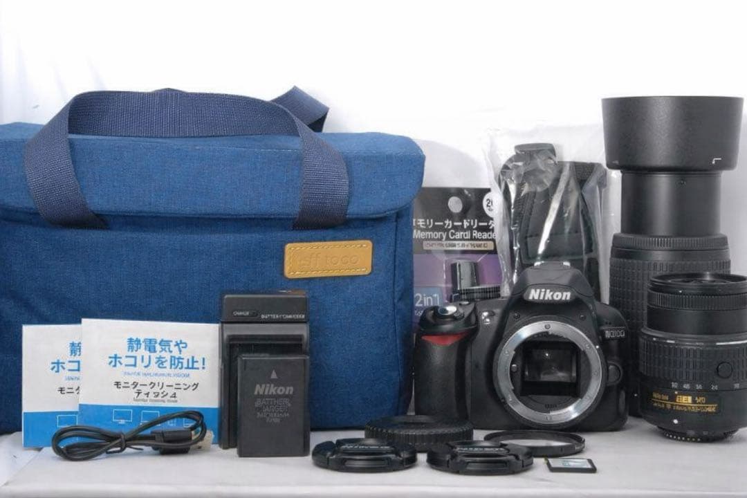 ニコン Nikon D3100 ダブルレンズ♡スマホ転送♡一眼レフカメラ