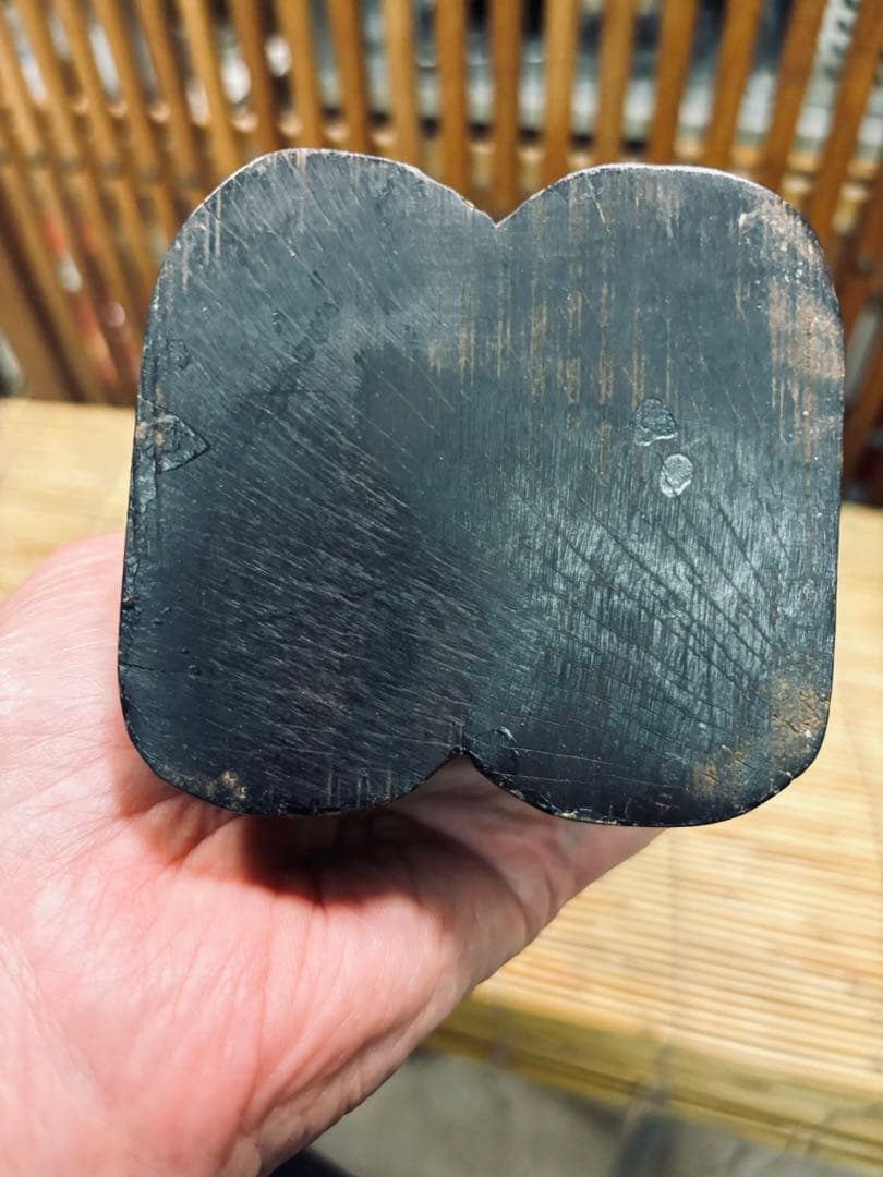 濱充司 黒檀！ 黒色 木製 ヌード彫刻 約3９cm 激安大安売り