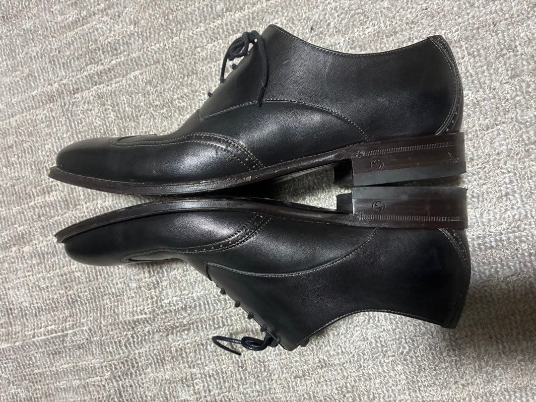 GUCCI ブラック ビジネスシューズ　革　41.5E 26.5位