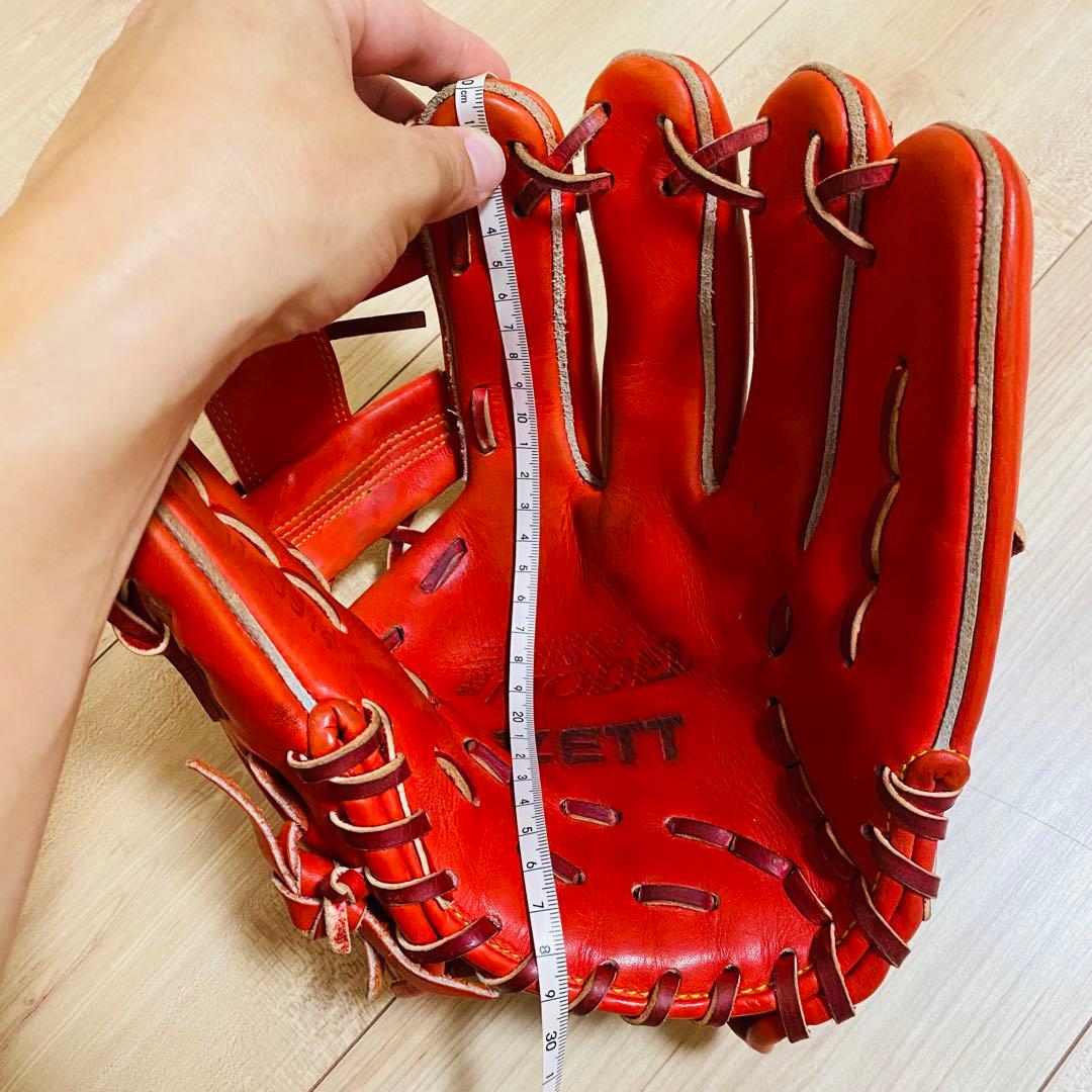 ★美品★ゼット ZETT 一般 硬式グローブ プロモデル 右投げ 内野手