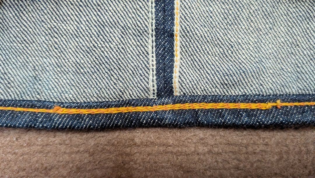 EVISU No.2 2001 33×35 虎耳 未使用 日本製 ワンウォッシュ